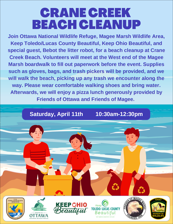 Our 2026 Spring Beach Clean-up flyer