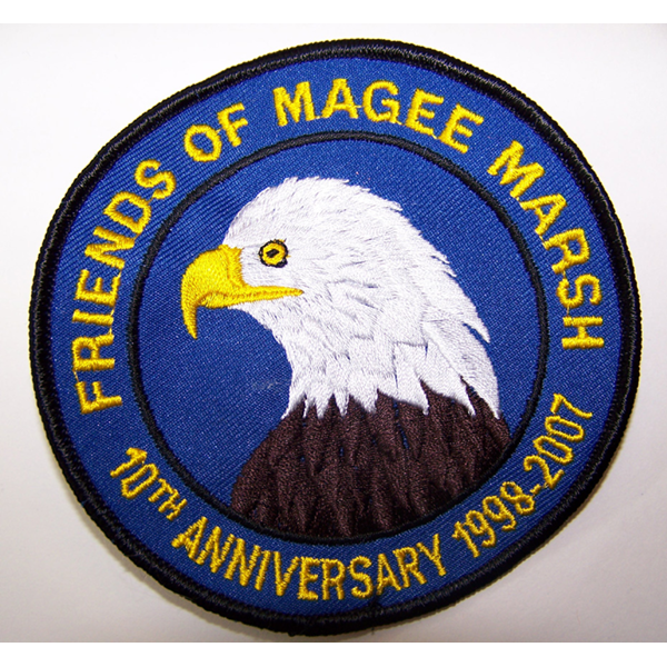 Bald eagle 10th anniversary patch