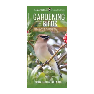 Cornell gardening for birds folding pocket guide