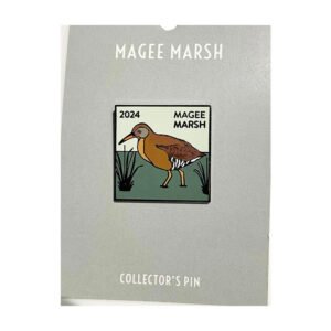2024 Friends of Magee Marsh tie or hat pin featuring the Virginia Rail